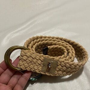BNWT Polo by Ralph Lauren Beige Braided Belt - Medium